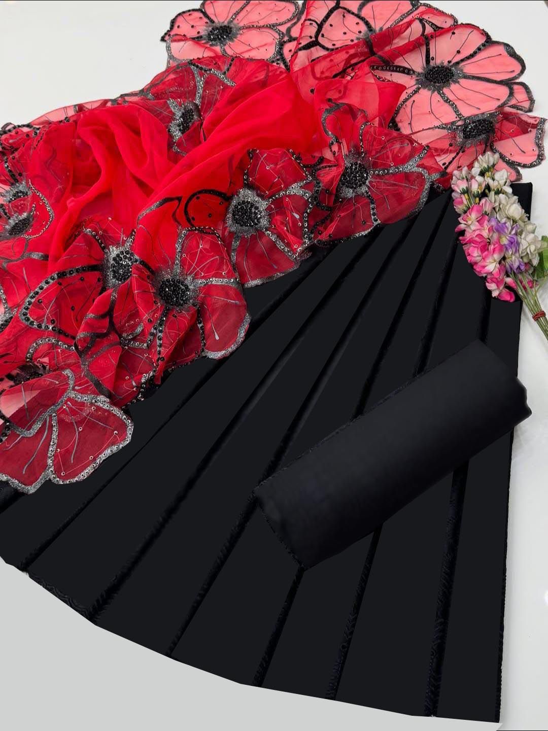 Cutwork Heavy Glitter Oil Paint with katan silk