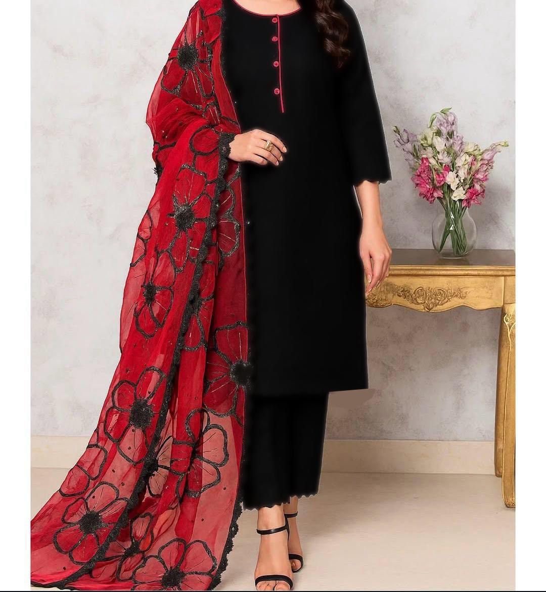 Cutwork Heavy Glitter Oil Paint with katan silk